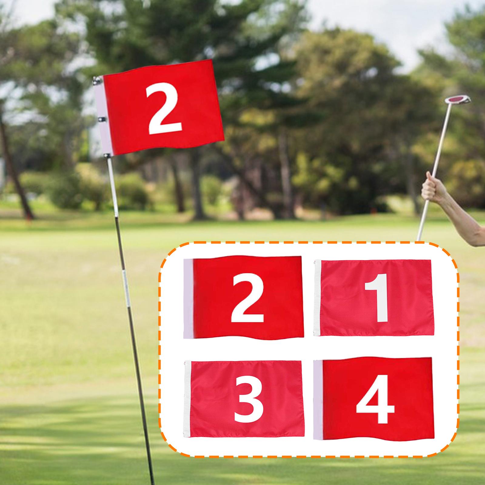 Practice Equipment For Golf - Duurzame golfvlag van stof, groot genummerd