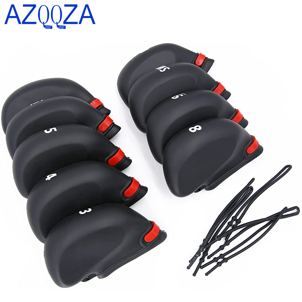 Golf Club Iron Set - 9 stks/set zwarte golfclub ijzeren putter