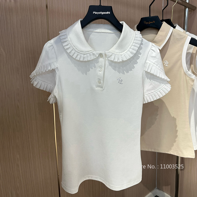 Golf Equipment Korea - 2025 Golfkleding Shirt Dames Koreaanse elegante