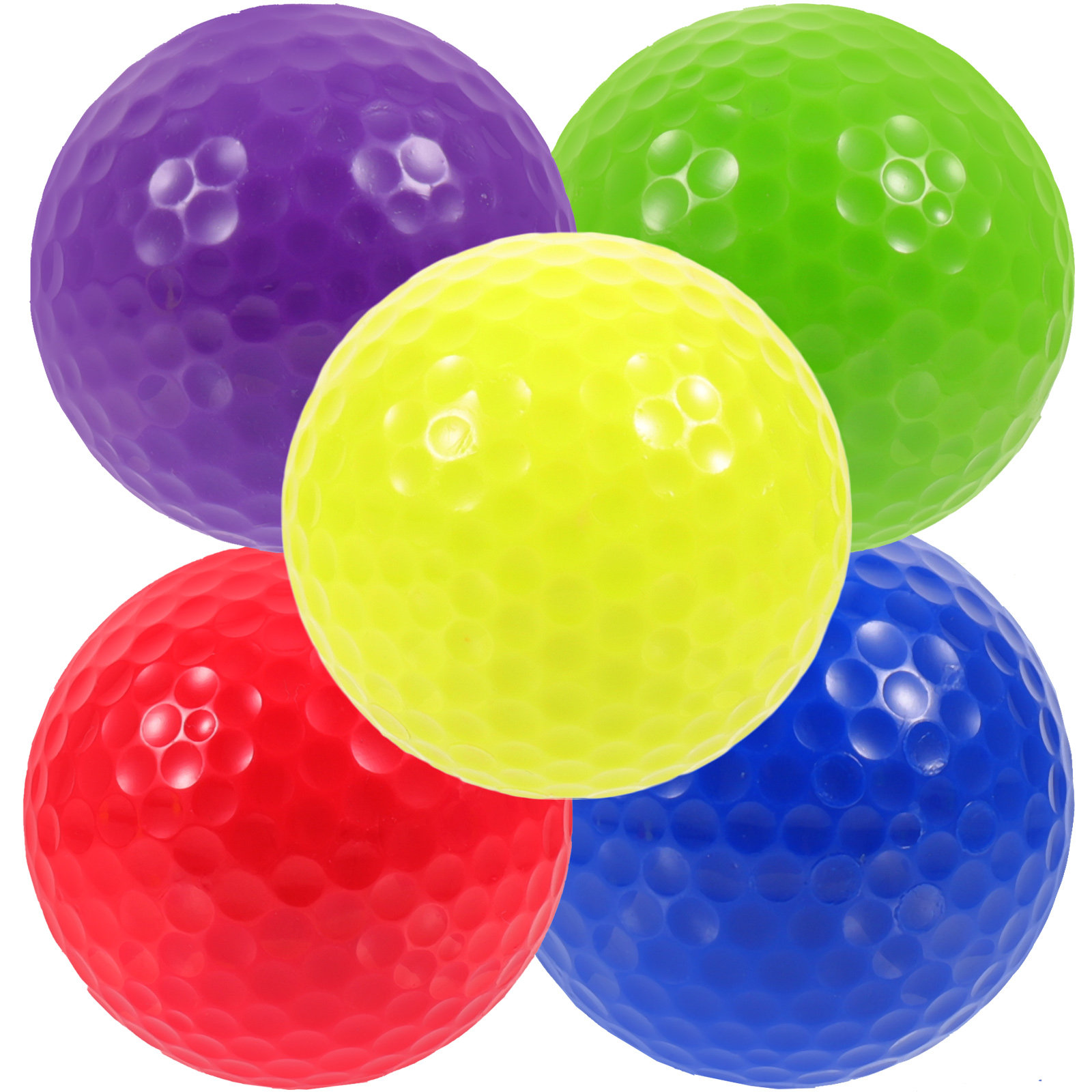 5 stuks plastic oefengolfballe - Practice Equipment For Golf recensie en prijs