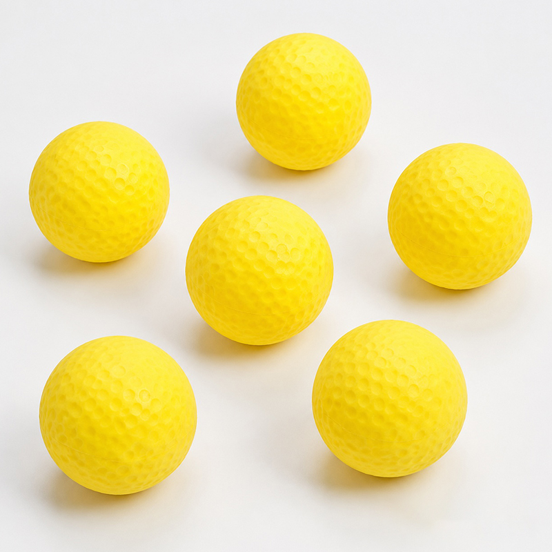 6/12PCS Geel PU Golf Oefenbal  - Practice Equipment For Golf recensie en prijs