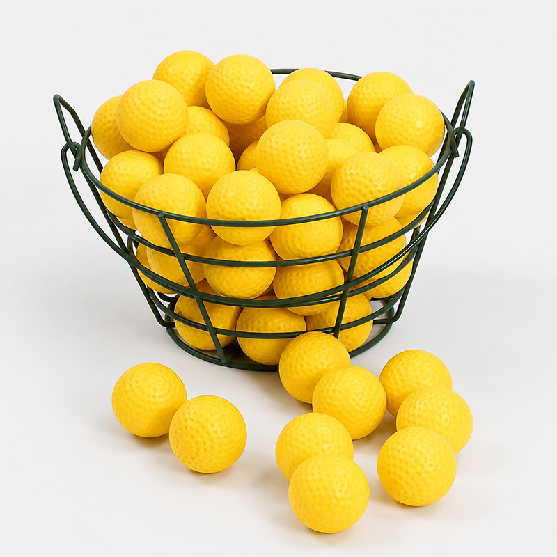 6/12PCS Geel PU Golf Oefenbal  - Practice Equipment For Golf recensie en prijs