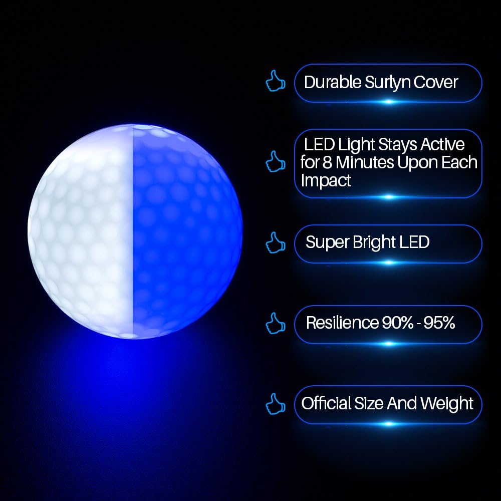 Glow-in-the-dark golfballen, o - Golf Equipment Gifts recensie en prijs